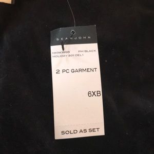 Sean John 6X Mens Velour Track Suit Black